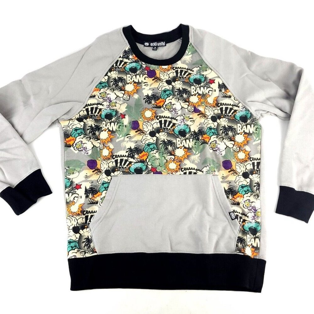 Ecko Unltd "Bang Crack Boom" Sweater‎ Size Medium